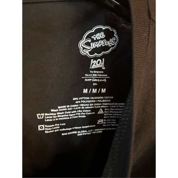 The Simpsons Duff Beer Shirt Medium Short Sleeve nwot (3470) - Picture 3 of 4